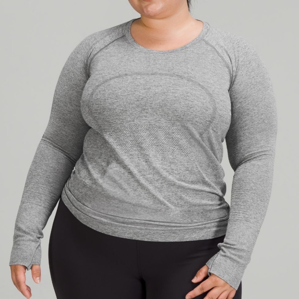 Grey long sleeve swiftly tech 2.0